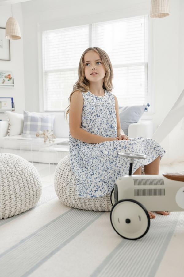 Camisón Valentine azul