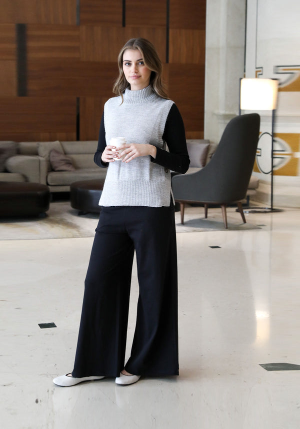 Pantalon Palazzo Negro