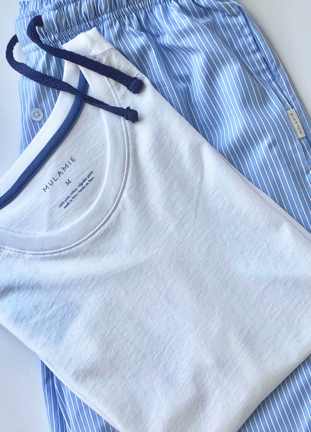 Pj. Madrid celeste men - Solo Small